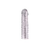 Quangdong Xise Toys Noel Penis Sleeve Silikon Şeffaf Penis Kılıfı