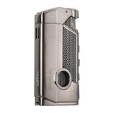 Quantoro 3 Torch Pürmüz Gümüş Metal Puro Çakmağı - TRZ1044
