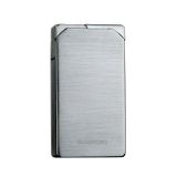 Quantoro Çift Torch Pürmüz Delicili Gümüş Metal Puro Çakmağı - TRZ1194