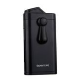 Quantoro Çift Torch Pürmüz Delicili Siyah Metal Puro Çakmağı - TRZ1147