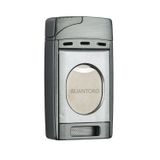 Quantoro Çift Torch Pürmüz Easy Cut Gümüş Metal Puro Çakmağı - TRZ1189