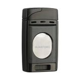 Quantoro Çift Torch Pürmüz Easy Cut Gunmetal Metal Puro Çakmağı