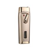 Quantoro Çift Torch Pürmüz Rose Gold Metal Puro Çakmağı - TRZ1054