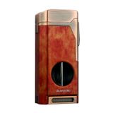 Quantoro Dört Torch Pürmüz V-Kesici/Delicili Kahverengi Metal Puro Çakmağı - TRZ1182