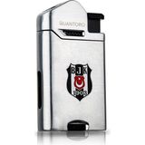 Quantoro Metal Jet Taraftar Çakmak bjk-2 Ergonomik Yapı ile Rüzgar Geçirmez Çok Renkli Tasarım