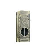 Quantoro MGM05-31 Kesicili Dörtlü Jet Alev Bronze Çakmak