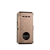 Quantoro MGM05-32 Kesicili Delicili İğneli Çift Jet Alev Snow Copper Çakmak