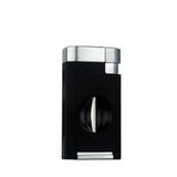 Quantoro MGM05-39 Kesicili Üçlü Jet Alev Chrome Black Çakmak
