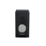 Quantoro MGM05-63 Kesicili Delicili Üçlü Jet Alev Black Çakmak