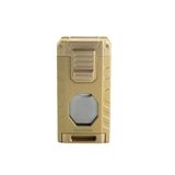 Quantoro MGM05-63 Kesicili Delicili Üçlü Jet Alev Gold Çakmak
