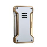 Quantoro Tek Torch Pürmüz Beyaz-Gold Metal Puro Çakmağı