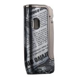 Quantoro Tek Torch Pürmüz Delicili Gazete Desenli Metal Puro Çakmağı