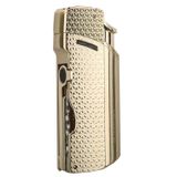Quantoro Tek Torch Pürmüz Delicili/İğneli Gold Metal Puro Çakmağı