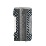 Quantoro Tek Torch Pürmüz Siyah-Karbon Gunmetal Metal Puro Çakmağı
