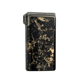 Quantoro Tek Torch Pürmüz / Soft Flame Siyah Sarı Desenli Metal Puro Çakmağı