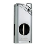 Quantoro Tek Torch Pürmüz V-Cut Gri Metal Puro Çakmağı - TRZ1118