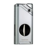 Quantoro Tek Torch Pürmüz V-Cut Gri Metal Puro Çakmağı