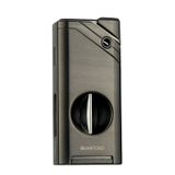 Quantoro Tek Torch Pürmüz V-Cut Gunmetal Metal Puro Çakmağı