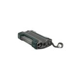 Quantoro Tek Torch Pürmüz Yeşil Karbon Desenli Metal Puro Çakmağı