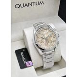 Quantum 24 Ay Garantili Çelik Kordon Safir Cam Fonksiyonlu Erkek Kol Saati