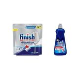 Quantum 60 Kapsül Bulaşık Makinesi Deterjanı Tableti 1 x 60 Kapsül ve Finish Bulaşık Makinesi Parlatıcı & Kurutucu 1 x 400 Ml, 60 Kapsül/ 400 ml