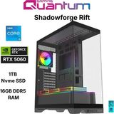 Quantum Gaming Shadowforge Rift I5-14400F 16GB Ddr5 1tb Nvme RTX5060 8gb Masaüstü Oyuncu Bilgisayarı - FreeDos