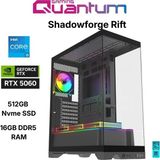 Quantum Gaming Shadowforge Rift I5-14400F 16GB Ddr5 512GB Nvme SSD RTX5060 8gb Masaüstü Oyun Bilgisayarı - FreeDos
