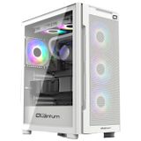 Quantum Gaming Snapfire White 650W 4 Fanlı Mesh Beyaz Gaming Masaüstü Kasa