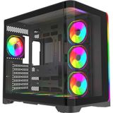 Quantum Gaming Stormforge Type-C 7x Argb Fan Full Size Atx Siyah Çelik Gövde Psu\'suz Gaming Kasa
