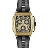 Quantum HNG1279.111 Quartz Silikon Siyah 47 mm Erkek Kol Saati - tek ebat