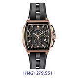 Quantum Hng1279.551 Quartz Silikon Siyah 47 Mm Erkek Kol Saati