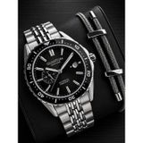 Quantum Otomatik Mekanizma Sapphire Cizilmez Cam Çelik Kordon 10 Atm Erkek Kol Saat EMG.1257.350 EQMG.1257.350
