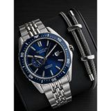 Quantum Otomatik Mekanizma Sapphire Cizilmez Cam Çelik Kordon 10 Atm Erkek Kol Saat EMG.1257.390 EQMG.1257.390