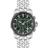 Quantum PWG1176.370 Safir Camlı Çelik Kordon Çelik Kasa 10 Atm Suya Dayanıklı Metalik Renk Erkek Kol Saati - Çok Renkli