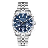 Quantum Pwg1194.390 Quartz Çelik Gri Lacivert Kadran Safir 42 Mm Erkek Kol Saati