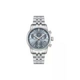 Quantum Pwg1204.300 Quartz Çelik Gri Mavi Kadran 10 Atm 41 Mm Erkek Kol Saati