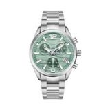 Quantum PWG1259.300 Quartz Çelik Gri Yeşil Kadran Safir Cam 41 mm Erkek Kol Saati - Renkli