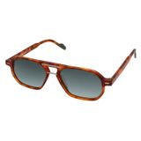 Quantum Q201.C3 54 mm Polarize Unisex Güneş Gözlüğü, Kahverengi