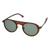 Quantum Q213.C3 Unisex Güneş Gözlüğü, 48 mm, Kahverengi