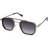Quantum Q221.C5 54 Polarize Unisex Güneş Gözlüğü - Altın