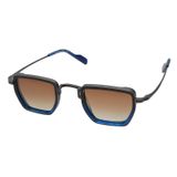 Quantum Q226.C4 Polarize Unisex Güneş Gözlüğü, 45 mm, Mavi