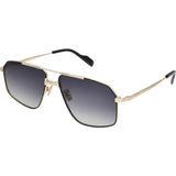 Quantum Q324.C1 58 Polarize Unisex Güneş Gözlüğü - Altın