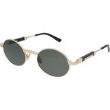 Quantum Q327.C3 53 Unisex Güneş Gözlüğü - Altın