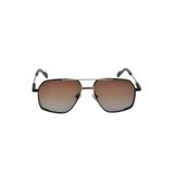 Quantum QANTUM Q222 C2 56 Unisex Güneş Gözlüğü, Kahverengi
