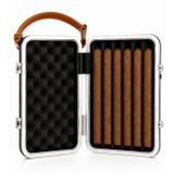 Quantum Su Geçirmez Puro Seyahat Çantası - 16 Ring veya 20-25 Kısa Puro Kapasiteli Humidor Case, Darbeye Dayanıklı Özel Koruyucu Puro Kutusu - Teknede Kullanım