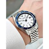 Quantum Takvimli Gümüş Renk Safir Cam Çelik Kordon Çelik Kasa Erkek Kol Saati 1215.320MR