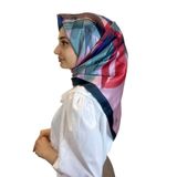 Quare Fırça Desen Kristal Eşarp 01066 PUDRA