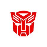 Quart Aksesuar 10 x 11 cm Transformers Sticker Oto Sticker Araba Cam Sticker Kırmızı
