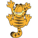 Quart Aksesuar 11 x 7 cm Garfield Sticker Motor Araba Kask Laptop Sticker - Renkli
