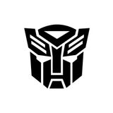 Quart Aksesuar 15 x 16 cm Transformers Sticker Oto Sticker Araba Cam Sticker Siyah